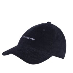 New Balance Unisex Washed Corduroy 6 Panel Classic Hat Black